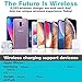 IBIS Wireless Space Grey 9W Dual Wireless Charger Fast Charging Station 3 Devices at Once, Wireless Charging Pad, Certified Qi Wireless Charger USB C Phone Charger Pad for iPhone Xs Max, XS AirPods