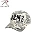Rothco Deluxe Army Embroidered Low Profile Insignia Cap (US, Alpha, One Size, ACU Digital Camo)