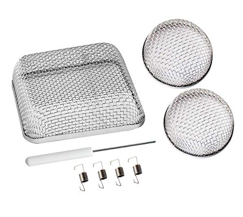 Ketofa RV Furnace Screen Vent Cover, Flying Insect Screen, Stainless Steel Mesh Protects The Water Heater Vents (3 Pack)