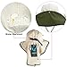 G4Free Outdoor Sun Protection Fishing Cap with Neck Flap, Packable Wide Brim Anti-UV Sun Hat UPF for Travel Fishing Camping Hiking Hunting Safari (Khaki)