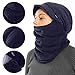 AblerV Balaclava Women Winter Hat Scarf Set Windproof Ski Mask Winter Cap - Blue