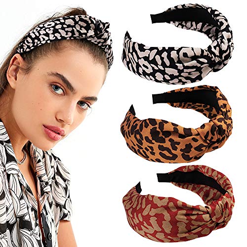 3 Headbands for Women Hair Accessories - Beauty Hair Band Soft Thick Headband Sports Fashion Wide Bands for Wash Your Face Makeup Workout Yoga