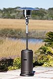 Golden Flame 46,000 BTU (XL-Series) Rich Mocha (Matte Finish) Commercial Grade Propane Patio Heater w/ Wheels