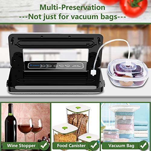 Aobosi Vacuum Sealer /5 In 1 Automatic Food Sealer Machine for Food Saver and Preservation with