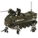 Army M38-B6300 Sluban Armored Vehicle, 223 Piece Building Block Set