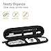 Fintie Pencil Holder Case for Apple Pencil Pro, Apple Pencil (USB-C) & Apple Pencil (1st / 2nd Gen), Soft Neoprene Zipper Carrying Bag Sleeve Pouch for Samsung Stylus, Surface Pen, Blossom