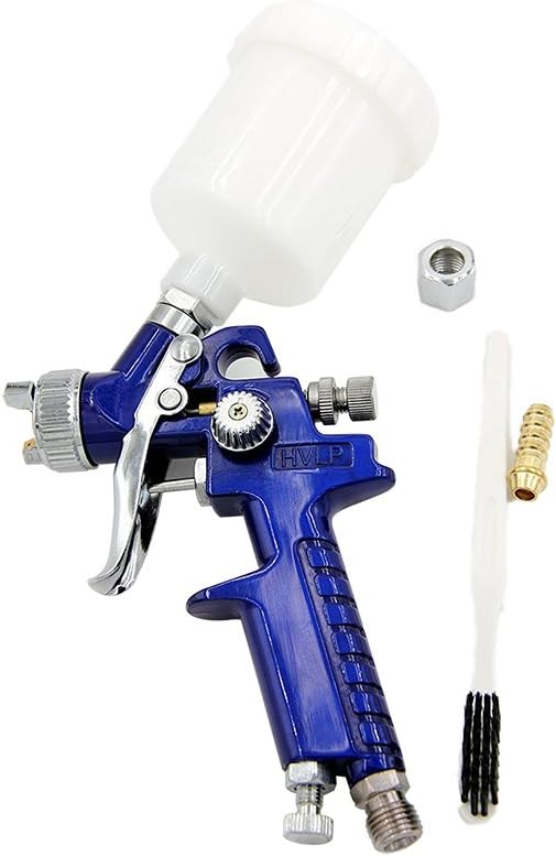 SYWHZ G308 0.8mm Nozzle Gravity Feed Mini Spray Gun for Pattern of Automotive Wooden Furniture Poster Board