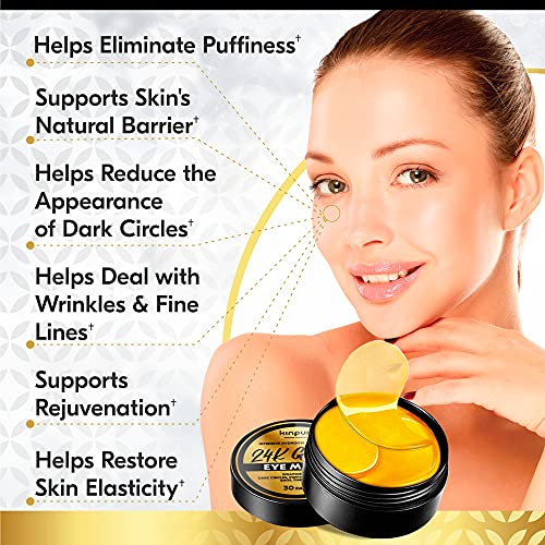 Hydrogel UnderEye Patches for Puffy Eyes, Dark Circles, Eye Bags, Fine