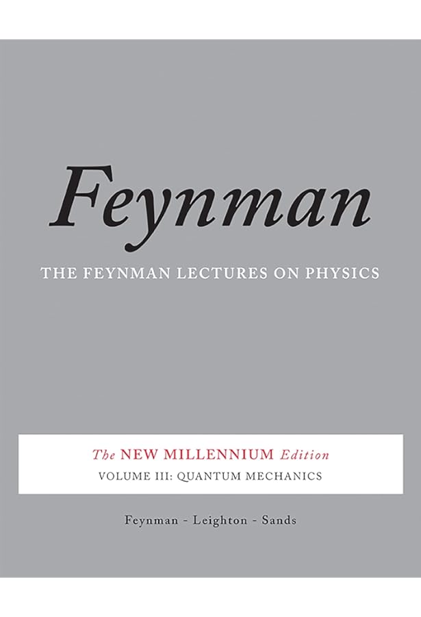 Amazon.com: The Feynman Lectures on Physics, Vol. 3: 9780201021189