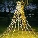 MAOYUE Outdoor Christmas Decorations Waterproof 335 LED Star Lights 8 Lighting Modes Christmas Lights Outdoor Decoration Lights for Yard, Christmas, New Year, Wedding, Party (Warm White)