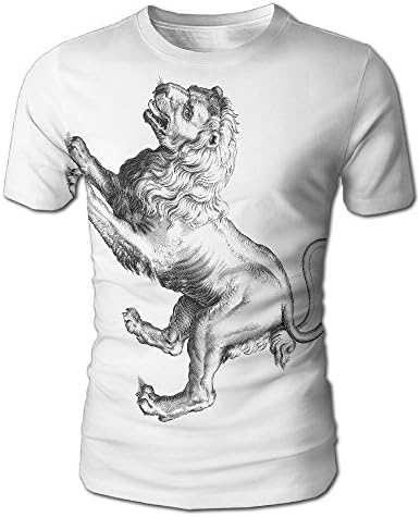 Men's T-shirt 3D Digital All Over Printed Constellation Zodiac Leo Sign Design Casual Short Sleeves