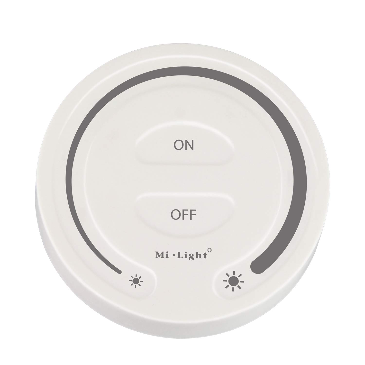 LIGHTEU, Milight Miboxer 2.4GHz Touch dimming Remote Controller for Single Colour LED Lights, Brightness Adjustable, FUT087