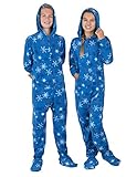 Footed Pajamas - Its A Snow Day Kids Hoodie Fleece