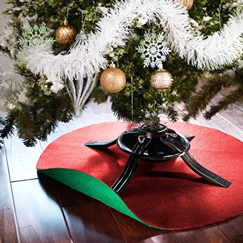 YEAHOME Reversible Christmas Tree Stand Mat for Floor Protection, 30