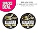 (2 PACKS) EBIN New York 24 Hour Colored Edges 0.5oz (1B-Natural Black)