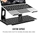 MoKo Laptop Riser Stand, Universal Detachable Portable Sturdy Aluminum Alloy Notebook PC Desk Holder, Compatible with Acer, ASUS, HP, Sony, Dell XPS, Lenovo Between 11″-15.6″, Blackthumb 4