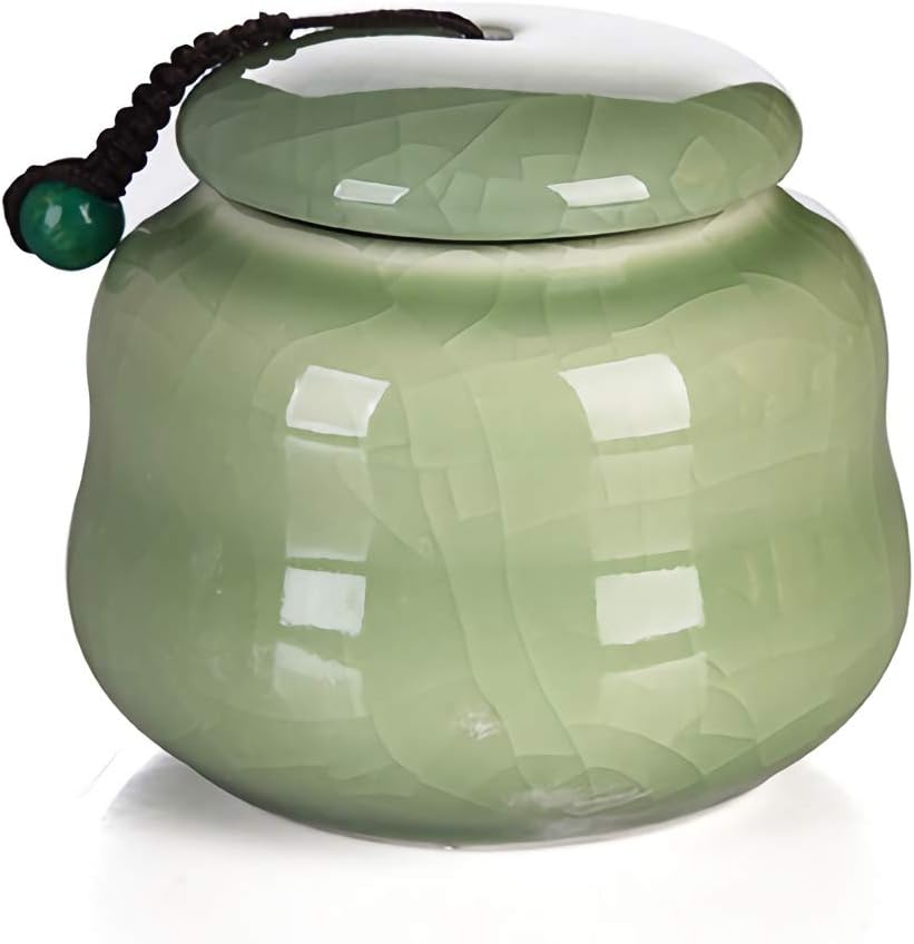 Food Storage Jar,Modern Honeycomb Half Matte Glaze Ceramic Kitchen Canister Jar with Airtight Clamp Lid for Food Storage,Serve Coffee,Sugar,Tea,Spices and More