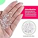 Brodi Fishbowl Beads for Crunchy Slime, 3 Pack Clear Plastic Vase Filler Beads for Homemade Slime, 7mm/0.28 inch Clear Fishbowl Beads for Slime DIY Craft ((180g/6.35 Ounces)