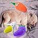 Squeaky Dog Toys, Plush Puppy Pet Dog Toy Gift Set, Dog Teething Training Funny Dog Toys-Pack of 4PCS