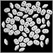 SuperDuos BCT-501 Opaque White 8g Czech Glass 2-Hole Seed Beads, 5.5 x 3.5mm