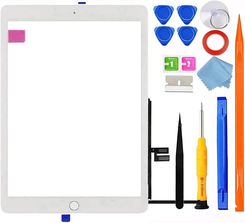 JPUNG iPad 7/8 10.2" Screen Replacement Glass Touch Digitizer Kit 2019/2020