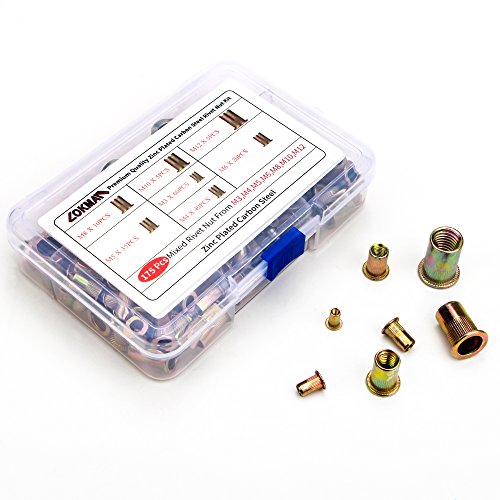3 LOKMAN+175PCS+Threaded+Assorted+Knurled