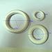 Smooth Foam Wreath Ring White Diameter Pack of 10pcs (10cm/10pcs)