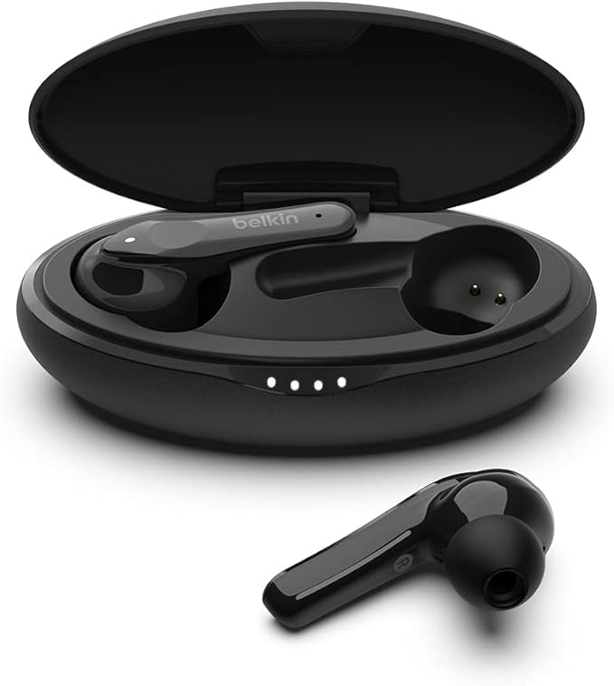 Belkin SOUNDFORM Move Plus True Wireless Earbuds (Bluetooth Headphones