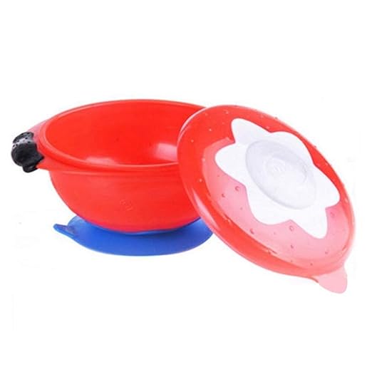 XXDTG Vajilla, Gota a Prueba de portátiles for niños Sucker Cuenco ...