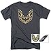 Popfunk Pontiac Firebird GM Logo General Motors T-Shirt & Stickers (Charcoal, XL)