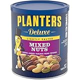 Planters Deluxe Lightly Salted Mixed Nuts, 15.25 oz Canister