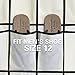 Large Size Over the Door Shoe Organizer, 24 Large Pockets Hanging Shoe Organizer with 4 Steel Hooks (22