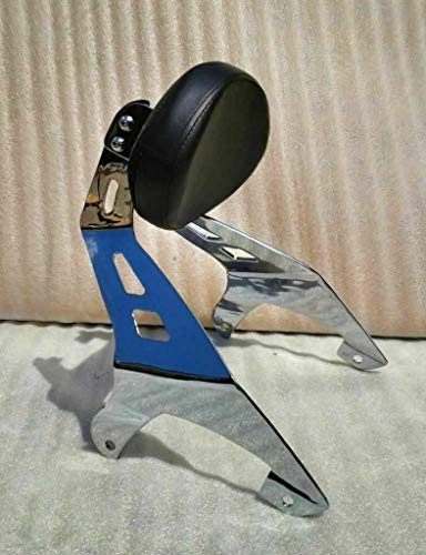 Y46 YAMAHA RAIDER SCL FIXED MOUNT PASSENGER BACKREST & CUSTOM PAD CHROME