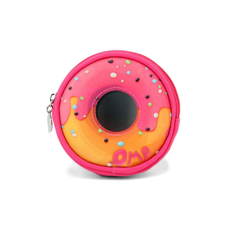 Oh My Pop! Pinknut-Round Purse Coin Pouch, 12 cm, Pink