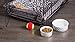 Bone Dry Lattice Collection Pet Bowl & Canister, Single Dish, Small 4.25x2