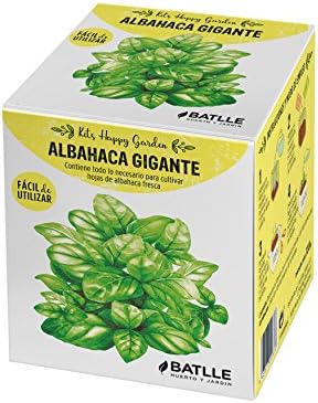 Huerto Urbano - Kit Happy Garden Albahaca Gigante - Batlle: Amazon ...