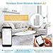 DIGOO HOSA 2G 433MHz GSM&WiFi Wireless Home and Business Security Alarm System, Smart Security System DIY Kits, Burglar Alarm with PIR Sensor, Door/Window Sensor and Remote Controller, APP Control