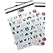 100 Pack 10x13 Dogs and Puppies Animal Poly Mailers Shipping Envelopes Bags with Custom Designer Printed Boutique Pattern c
