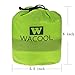 WACOOL Inflatable Travel Camp Pillow, Self Inflating Travel Camp Pillow, Air Travel Camp Pillow (Green)