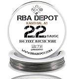 [RBA DEPOT] 100ft - 22 Gauge AWG KA1 FeCrAl Alloy Kanthal Resistance Wire A1