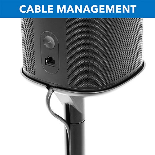 MountIt! Speaker Floor Stand for Sonos One, SL, and Play1 [28" Tall