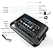 Wireless PA System with Wireless Mic Karaoke Machine, Portable Rechargeable 20W Party Speaker for Adults Kids, FM Radio/AUX-IN Mode/USB Input/TF Card/Remote Control/LED Bar,1X6.5