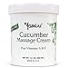 Jasmine Cucumber Massage Cream. Keep Your Face and Body Fresh and Soft with Anti-Aging Therapy Cream. Have Deeply Moisturized and Nutrition on Your Skin. Organic Cucumber Extract. [400 g / 14.1 Oz]