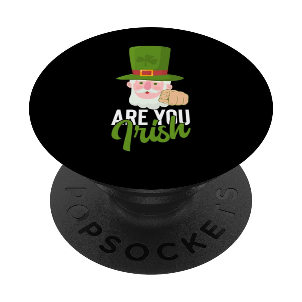Leprechaun Cheek: St. Paddy's Charm Happy St. Patrick's Day PopSockets Swappable PopGrip