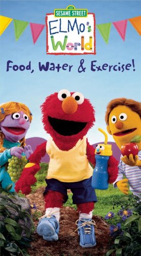 Elmo S World Food Water Exercise Vhs Buy Online In