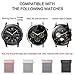 Fullmosa Compatible Gear S3 Bands, 22mm Watch Band Quick Release Compatible Samsung Galaxy 46mm/Gear S3 Frontier/Classic,Huawei Watch 2 Classic/GT Watch Band, Rose Pink