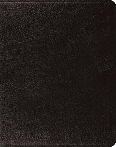 ESV Single-Column Journaling Bible (Black, Genuine Leather)