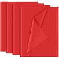 Koogel Bulk Tissue Paper - 330 Sheets, Red, 14x10 Inch For Gift Wrapping, Wedding, Birthday & Crafts