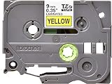 Brother TZe-621 Laminated Tape Black on Yellow 0.9 cm x 8 m Roll view 3