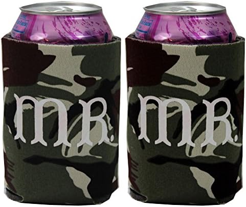 Mr. &amp; Mrs. Can Cooler, Set of 2 (Camouflage)
